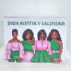 AKA inspired calendar. black girl inspired