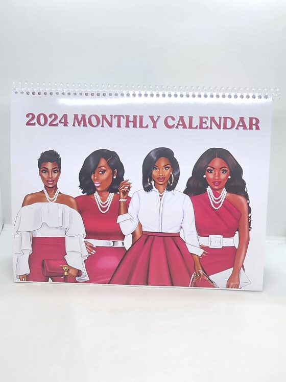 Delta inspired calendar. black girl inspired