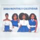 Zeta inspired calendar. black girl inspired